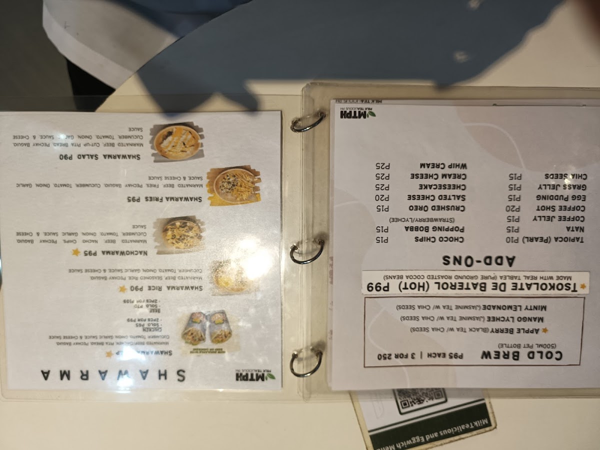 Milk Tealicious Angono Photo Menu 4