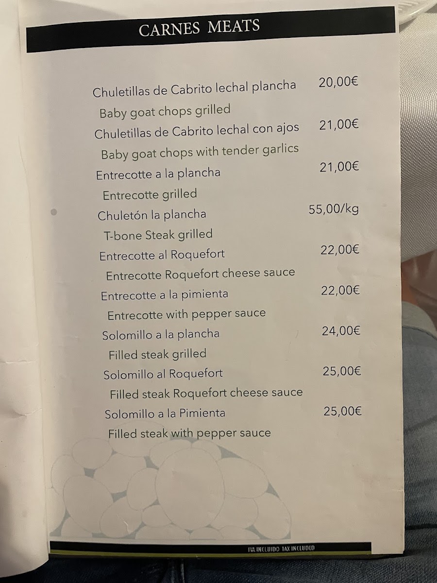 Casa Toni Photo Menu 10