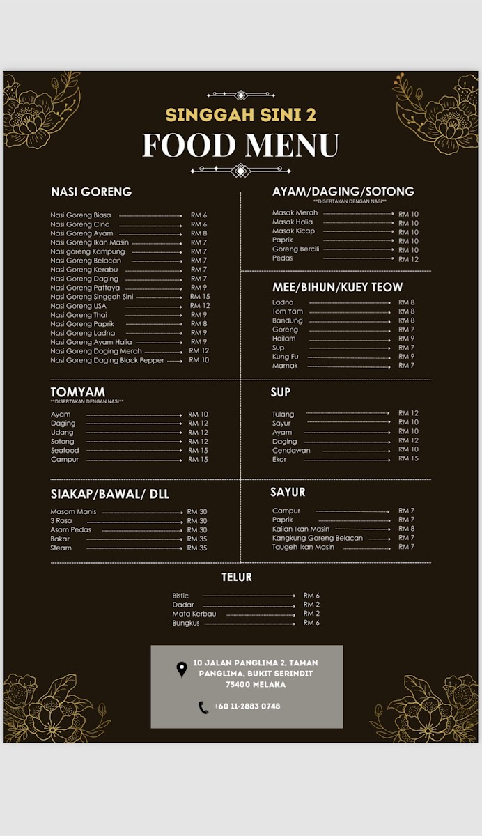RESTORAN SINGGAH SINI 2 Photo Menu 1