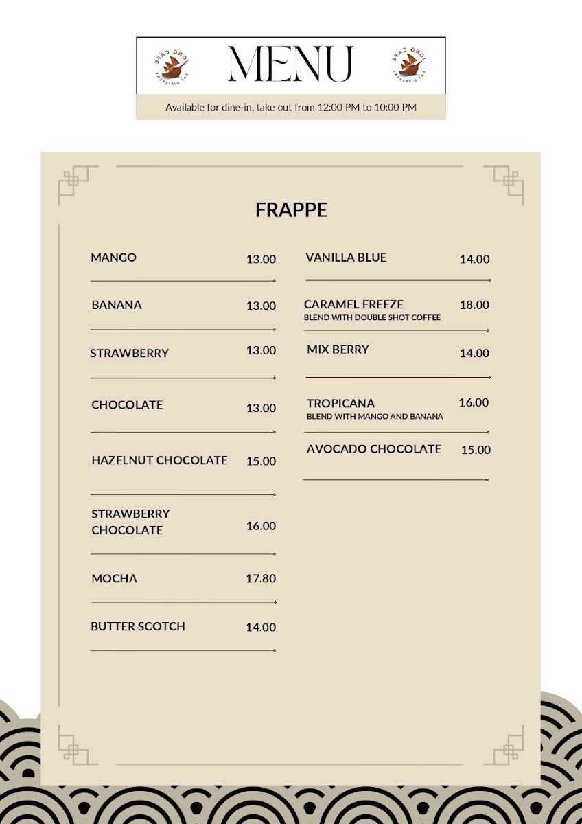 Jong Cafe Photo Menu 6