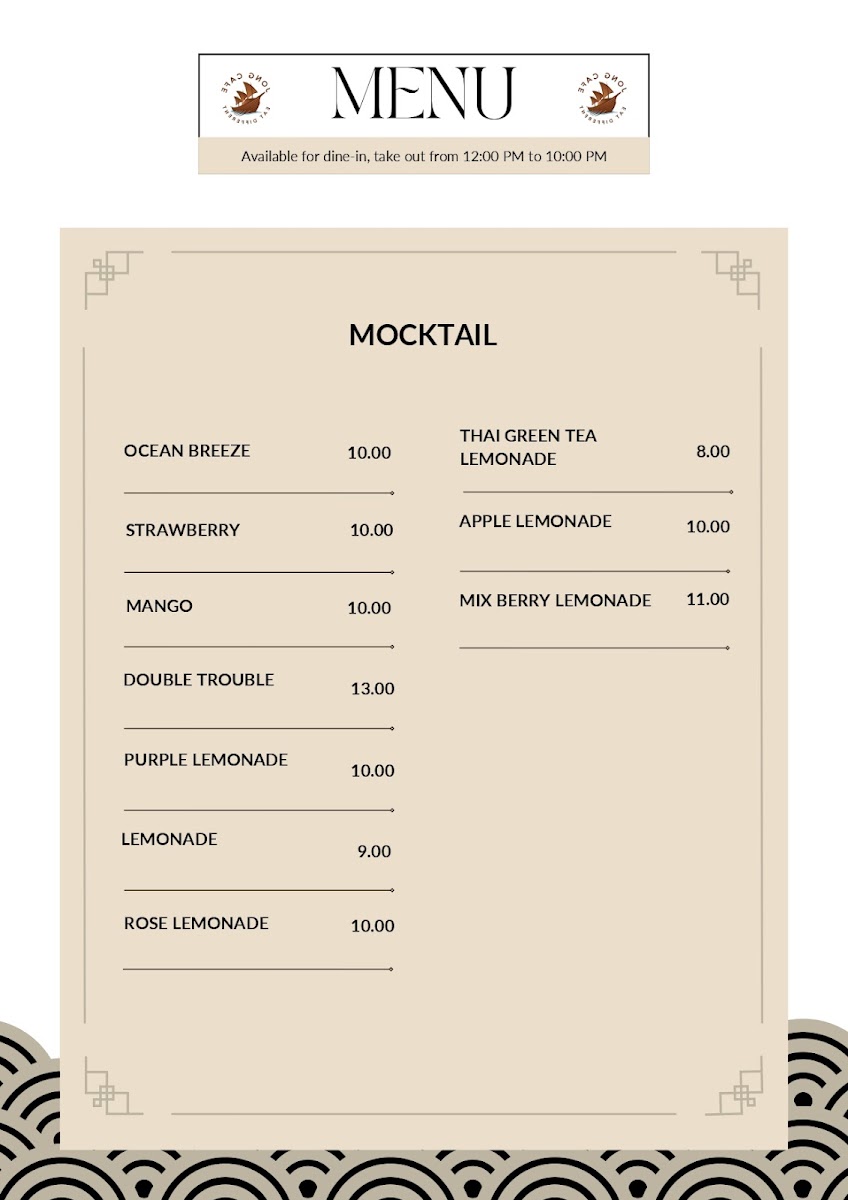 Jong Cafe Photo Menu 7