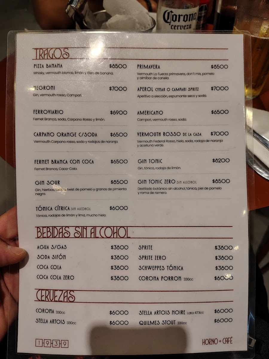 1939 Horno + café Photo Menu 4