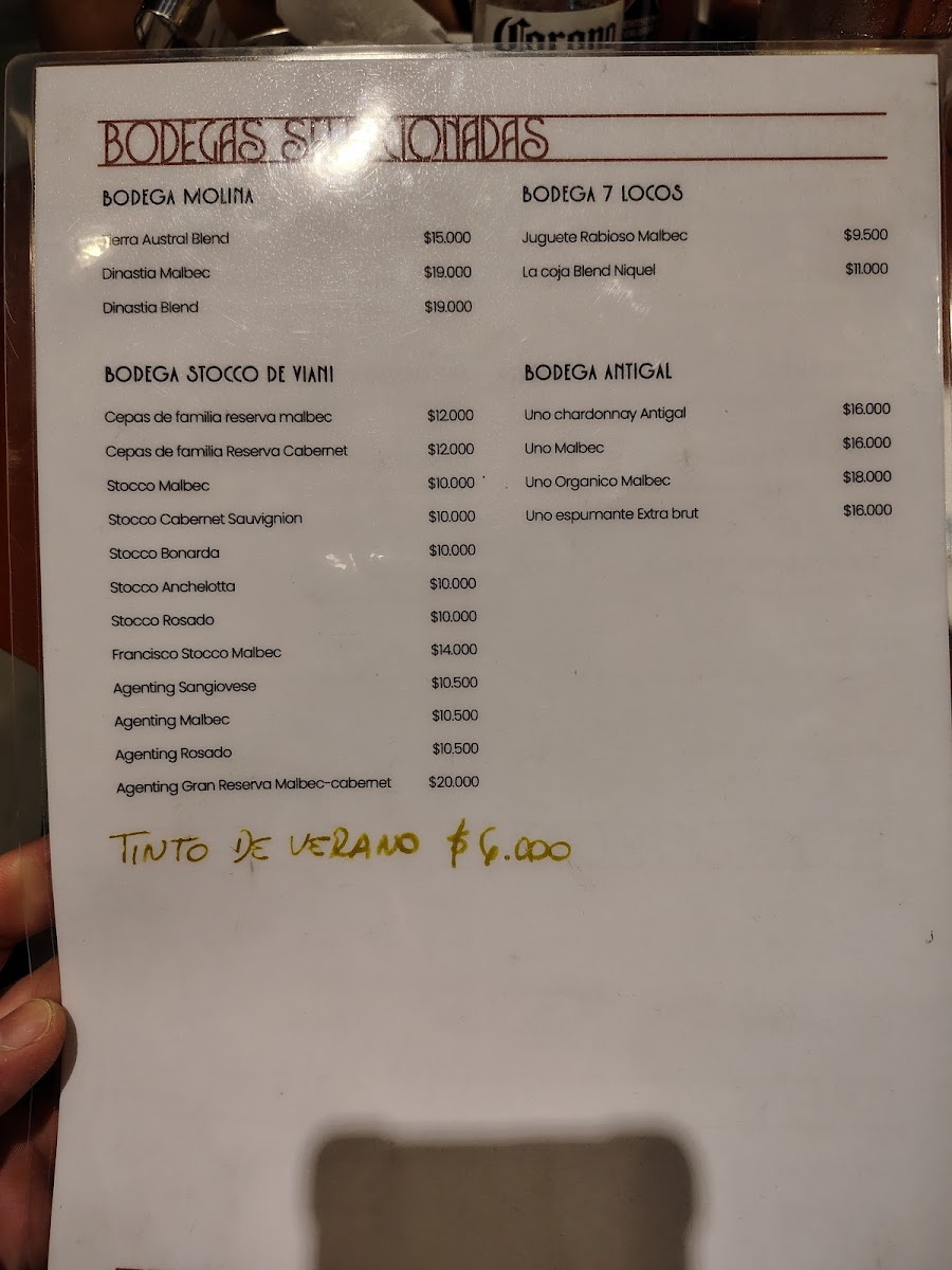 1939 Horno + café Photo Menu 6