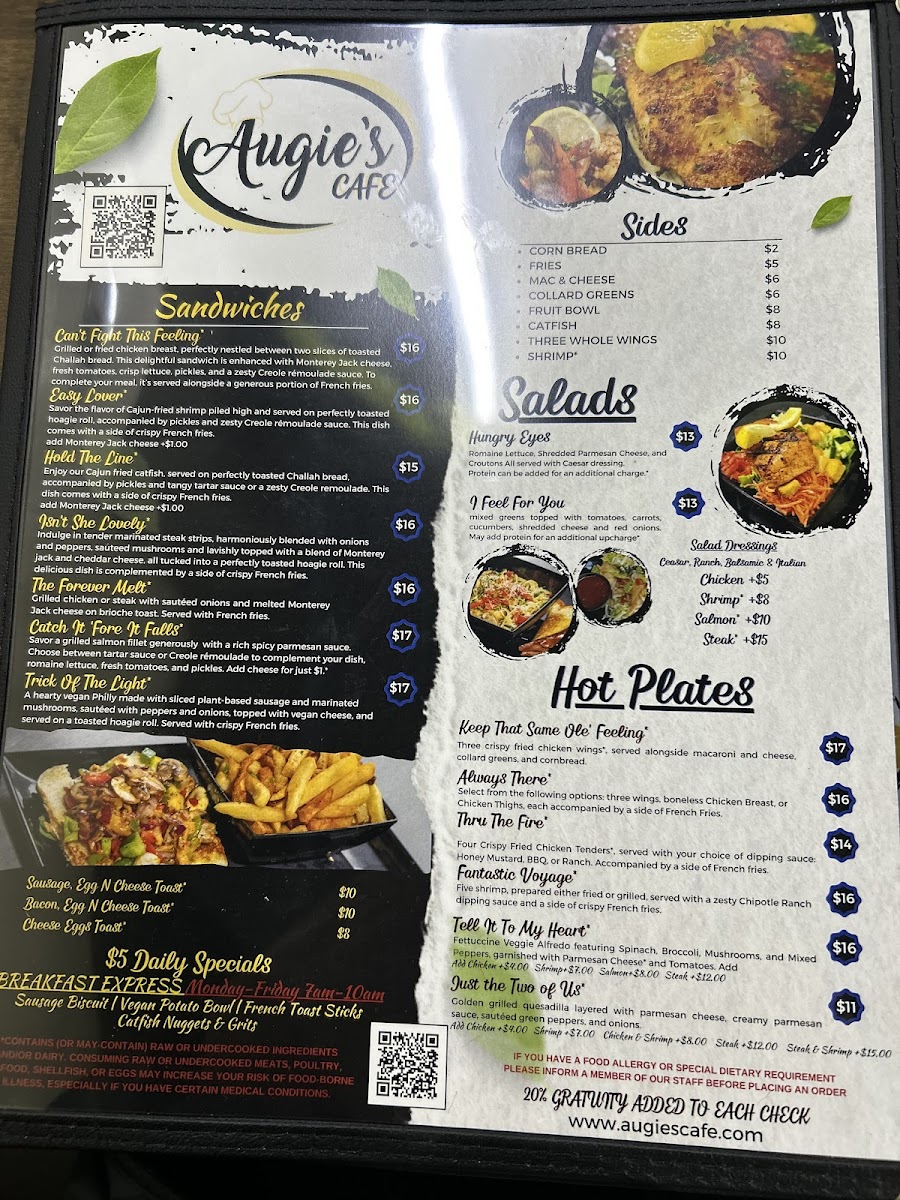 Augie's Cafe Photo Menu 8