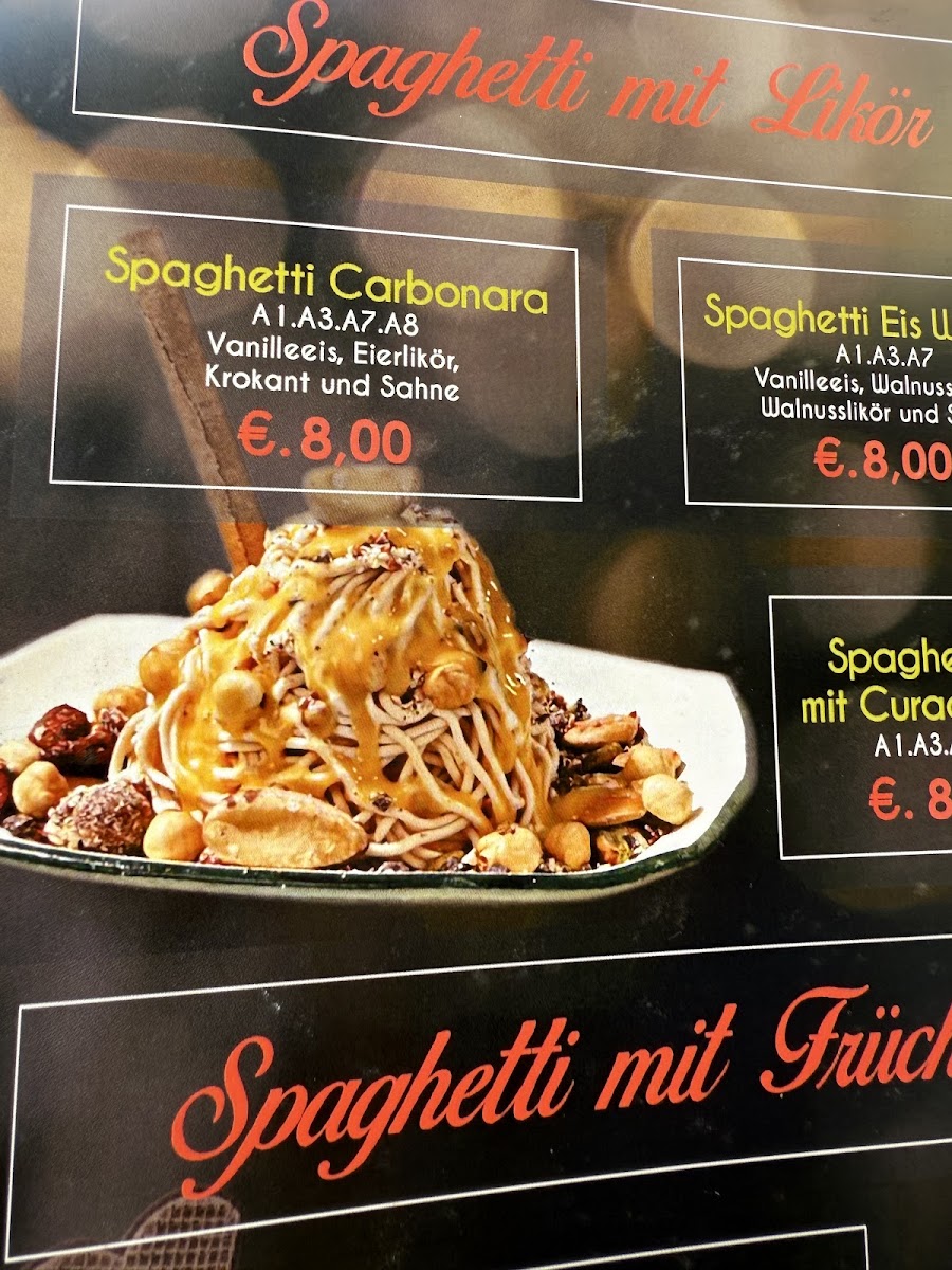 Eiscafé Tony Photo Menu 1