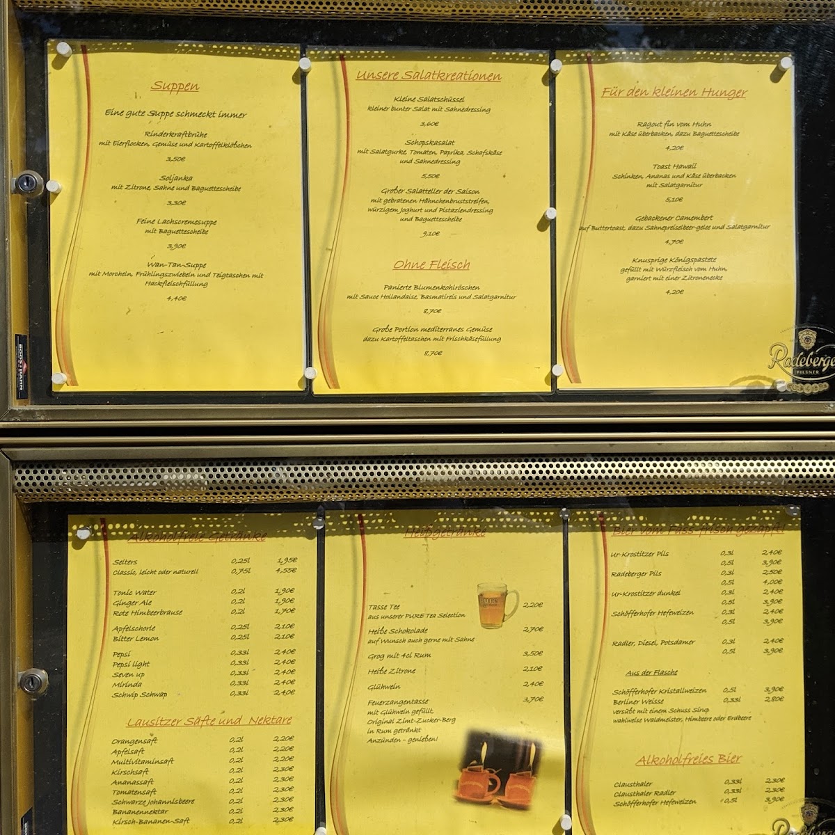 Restaurant Olympia, Ute Witte Photo Menu 3