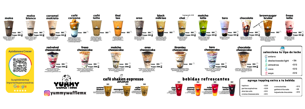 Yummy Waffle Photo Menu 1