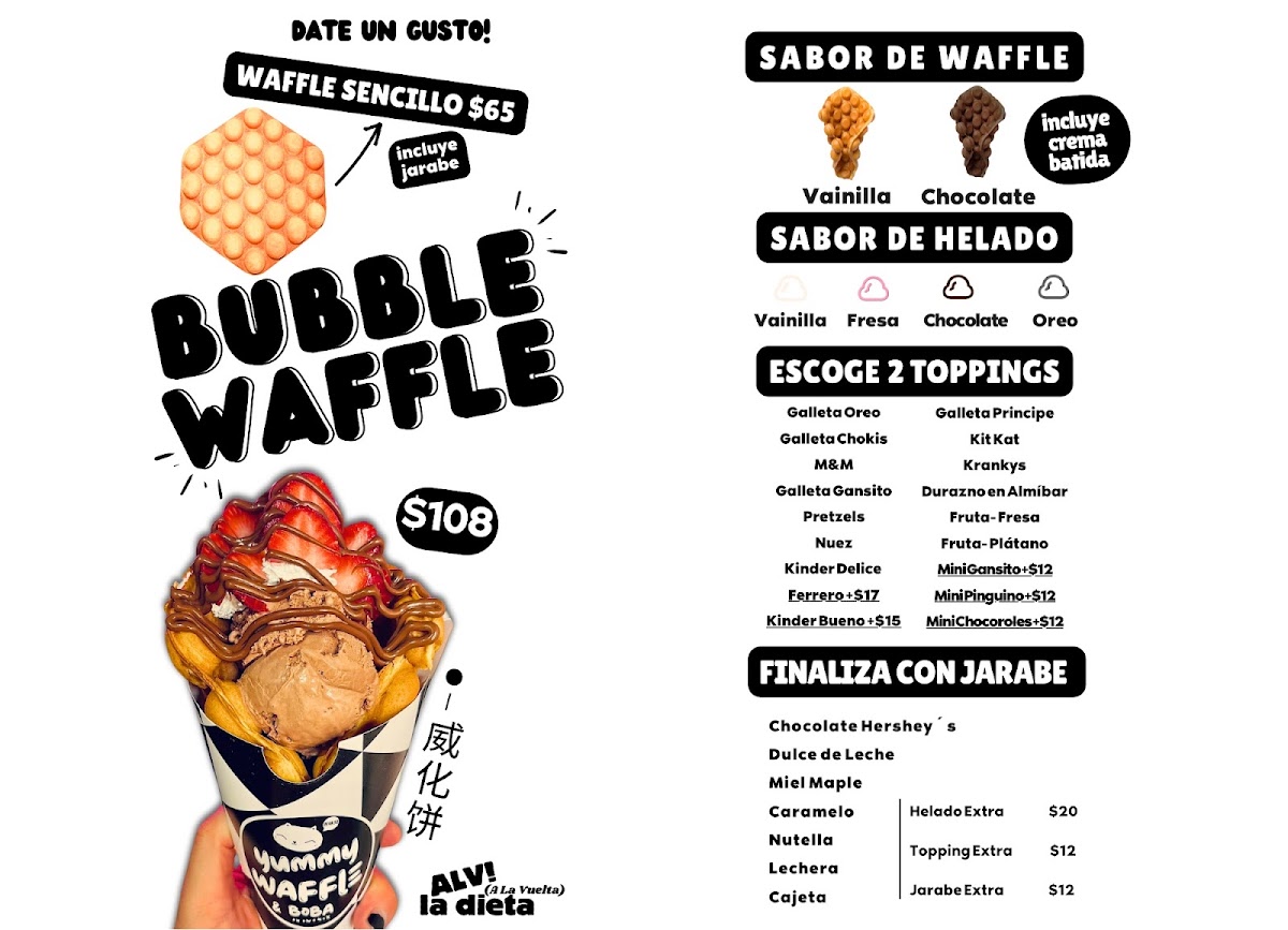 Yummy Waffle Photo Menu 2