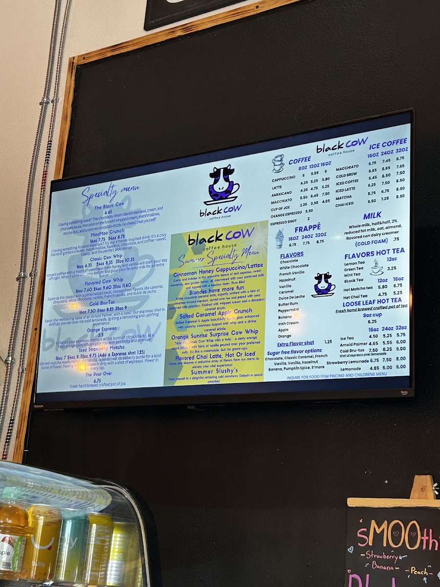 Black Cow Coffee House Photo Menu 8