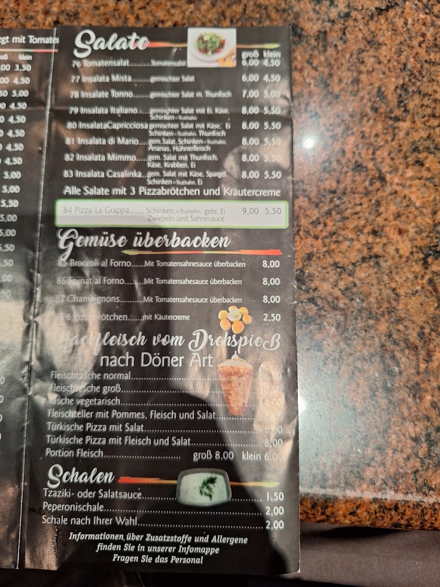 Pizzeria La Rustica Photo Menu 9
