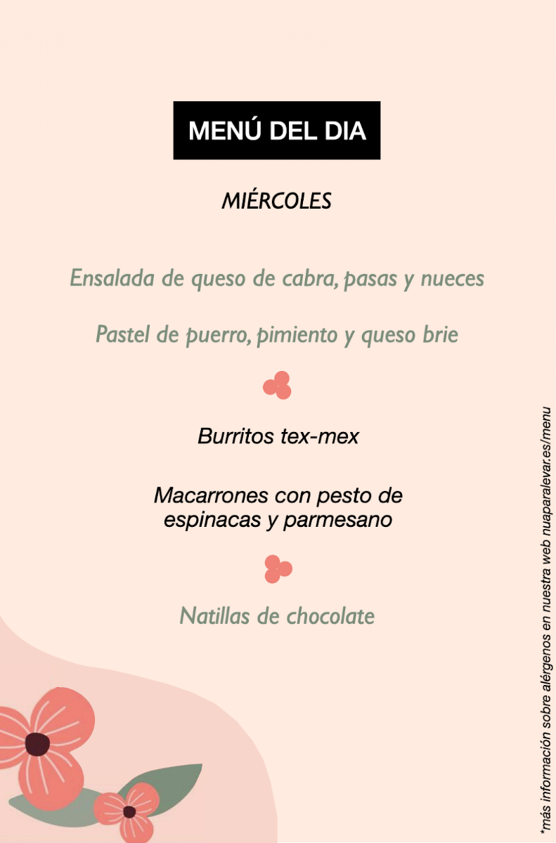 Núa para levar Photo Menu 1