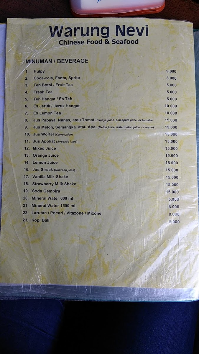 Warung Nevi Photo Menu 5