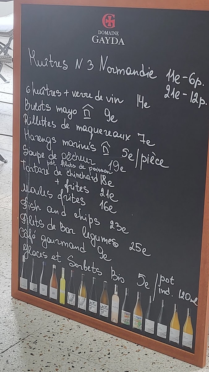 La Pêcheuse Photo Menu 1