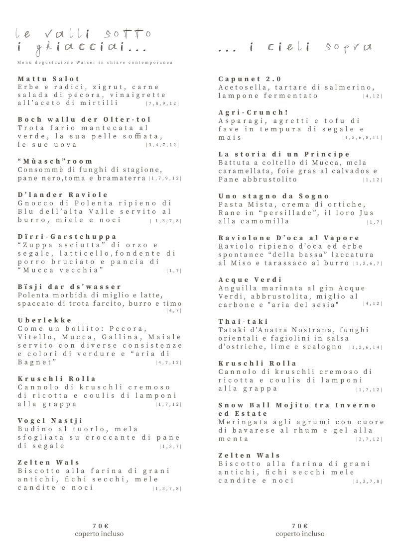 Cà Nosta Ristorante Photo Menu 2
