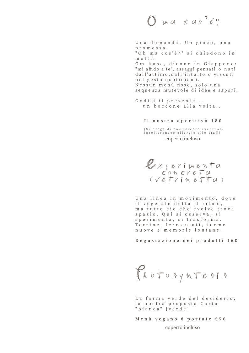 Cà Nosta Ristorante Photo Menu 5