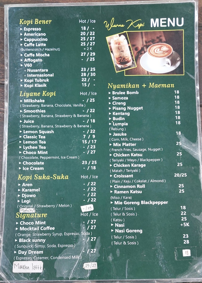 Warna Kopi Photo Menu 2