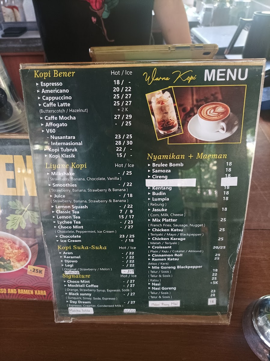 Warna Kopi Photo Menu 3