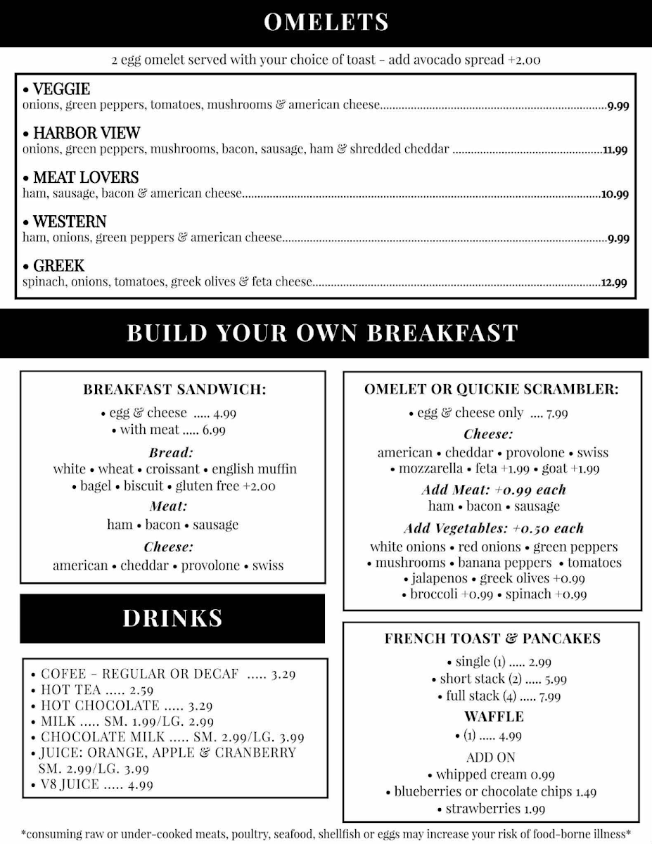 Stonecutters Kitchen Photo Menu 1