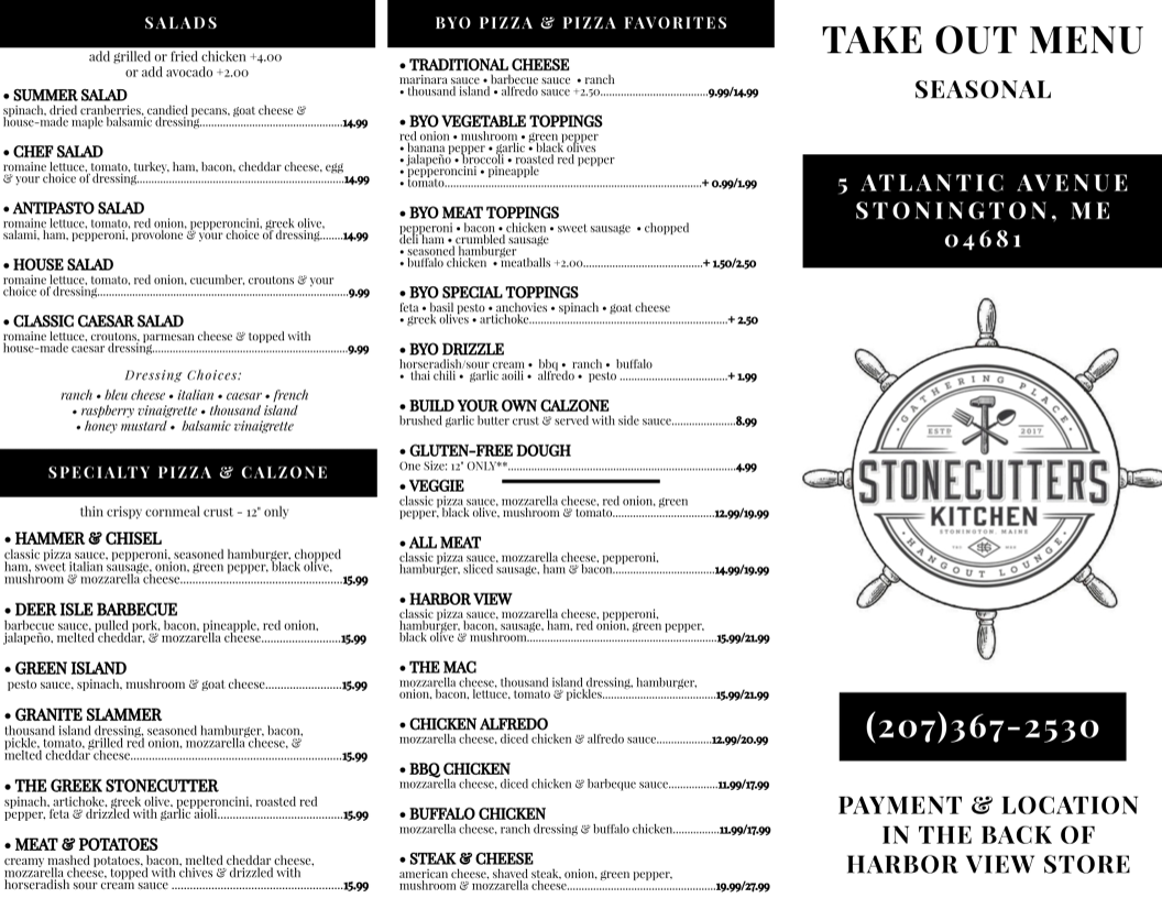 Stonecutters Kitchen Photo Menu 6