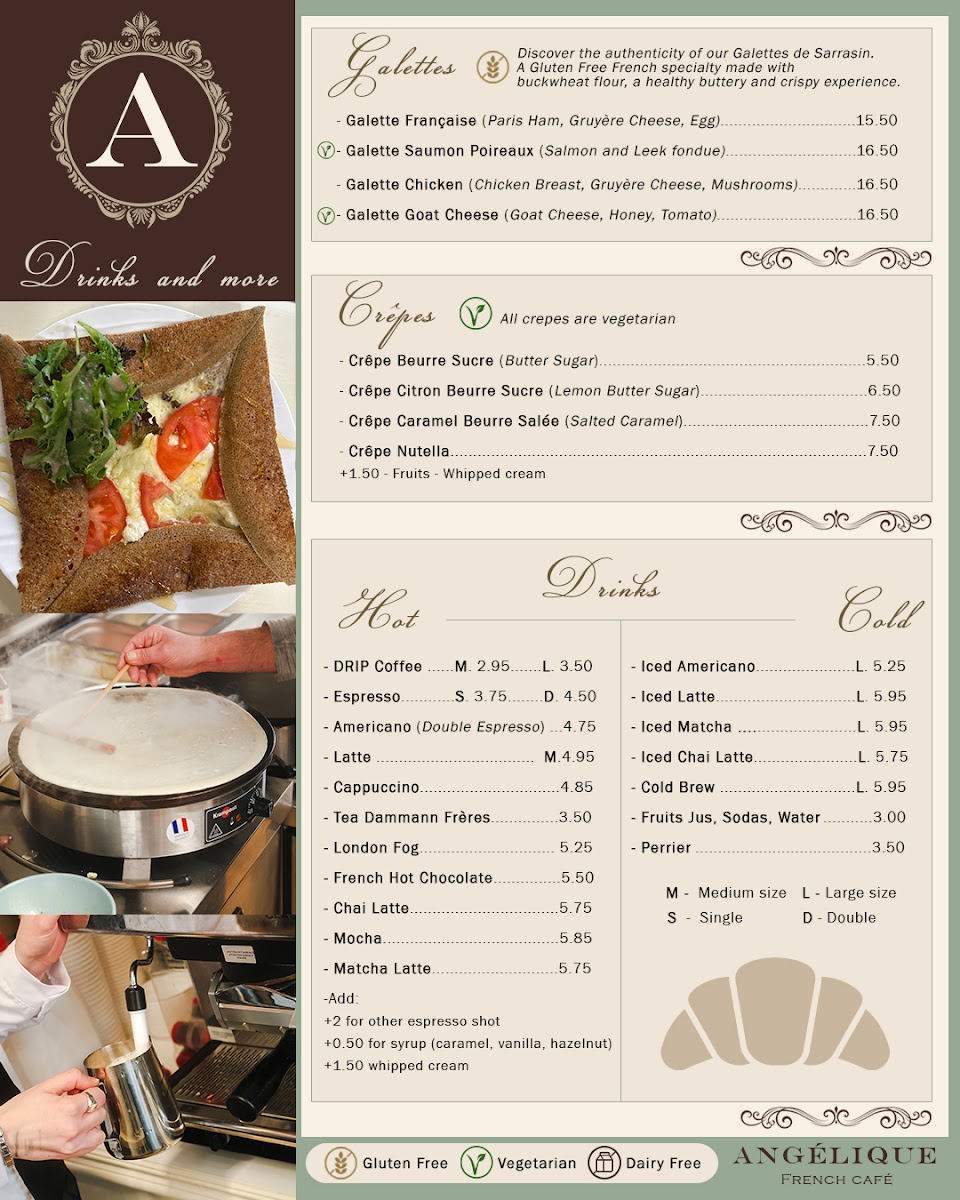 Angélique French Café Photo Menu 3