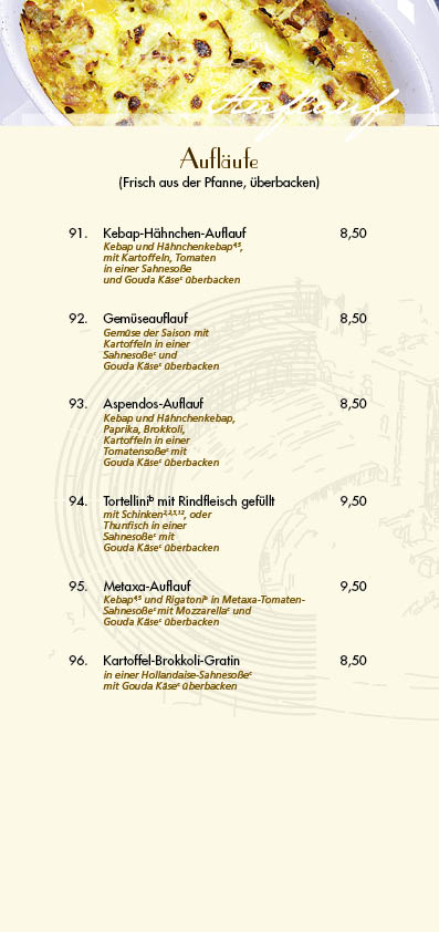Aspendos Café, Bar & Restaurant Photo Menu 2