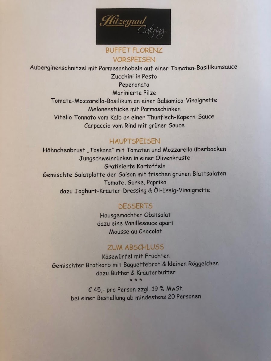 Restaurant Hitze-Frei - Solingen Photo Menu 6