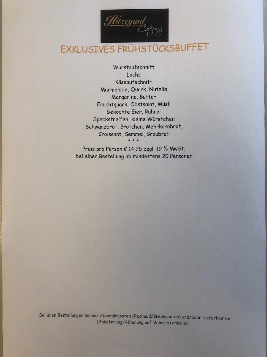 Restaurant Hitze-Frei - Solingen Photo Menu 9