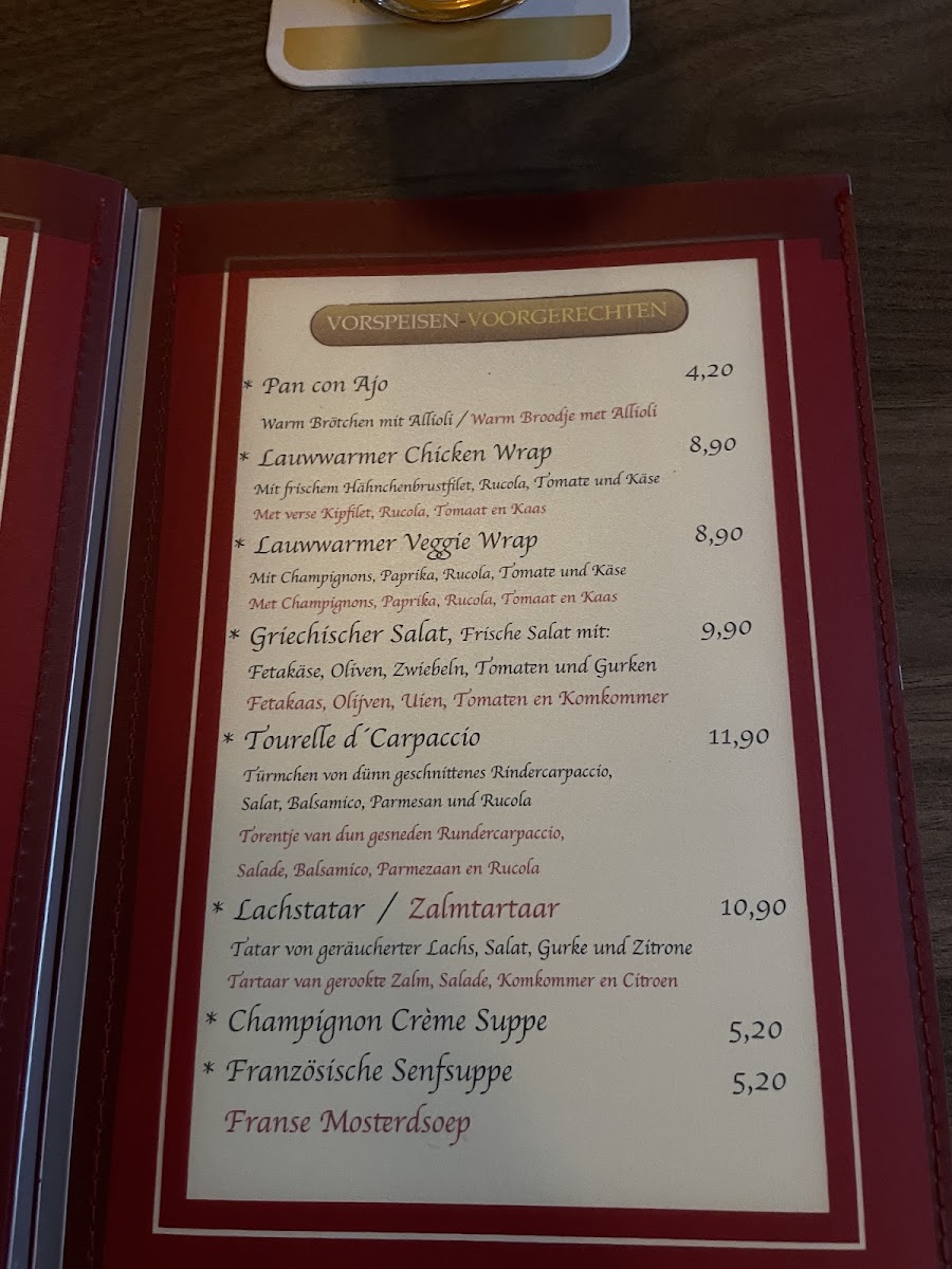 Hotel zur Dorfschänke Photo Menu 2