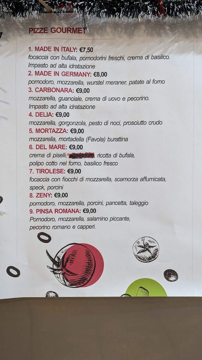 Pizzeria Gourmet Photo Menu 1