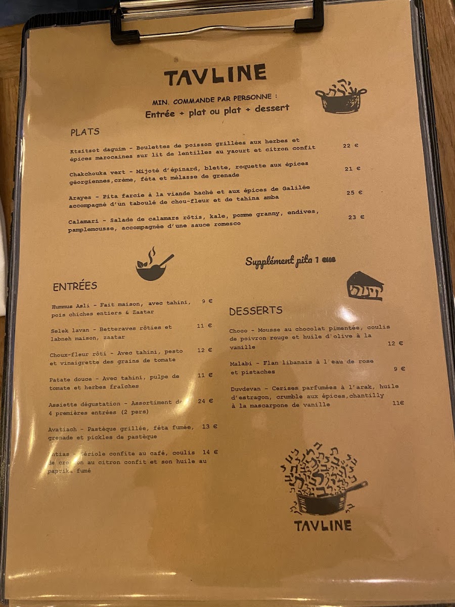 Tavline Photo Menu 5
