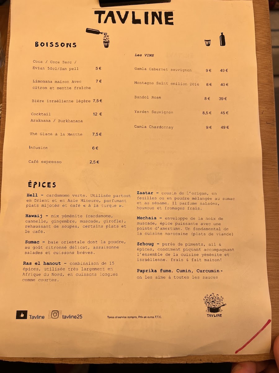 Tavline Photo Menu 6