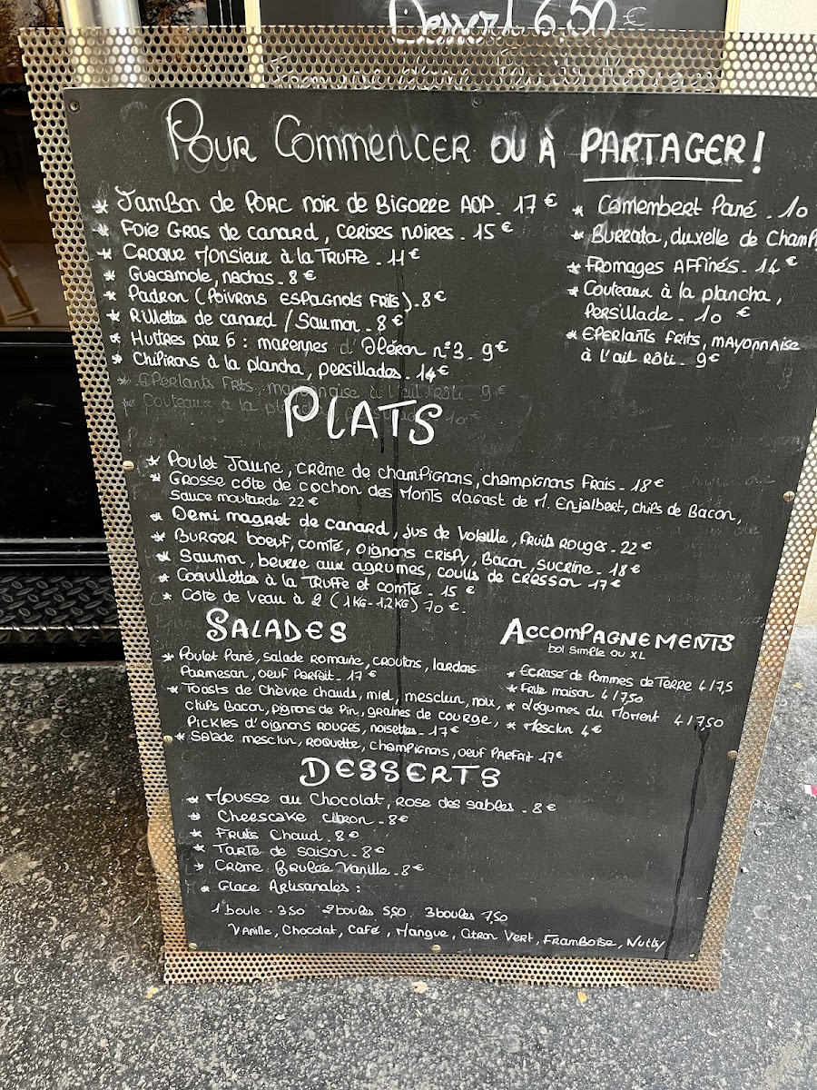 Brasserie Partage Photo Menu 5
