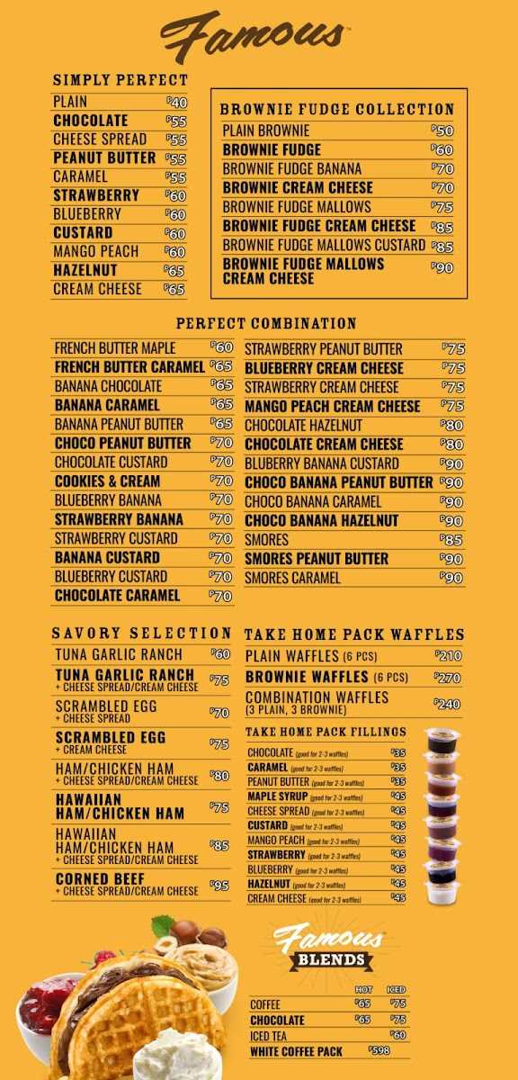 Famous Belgian Waffles Photo Menu 1