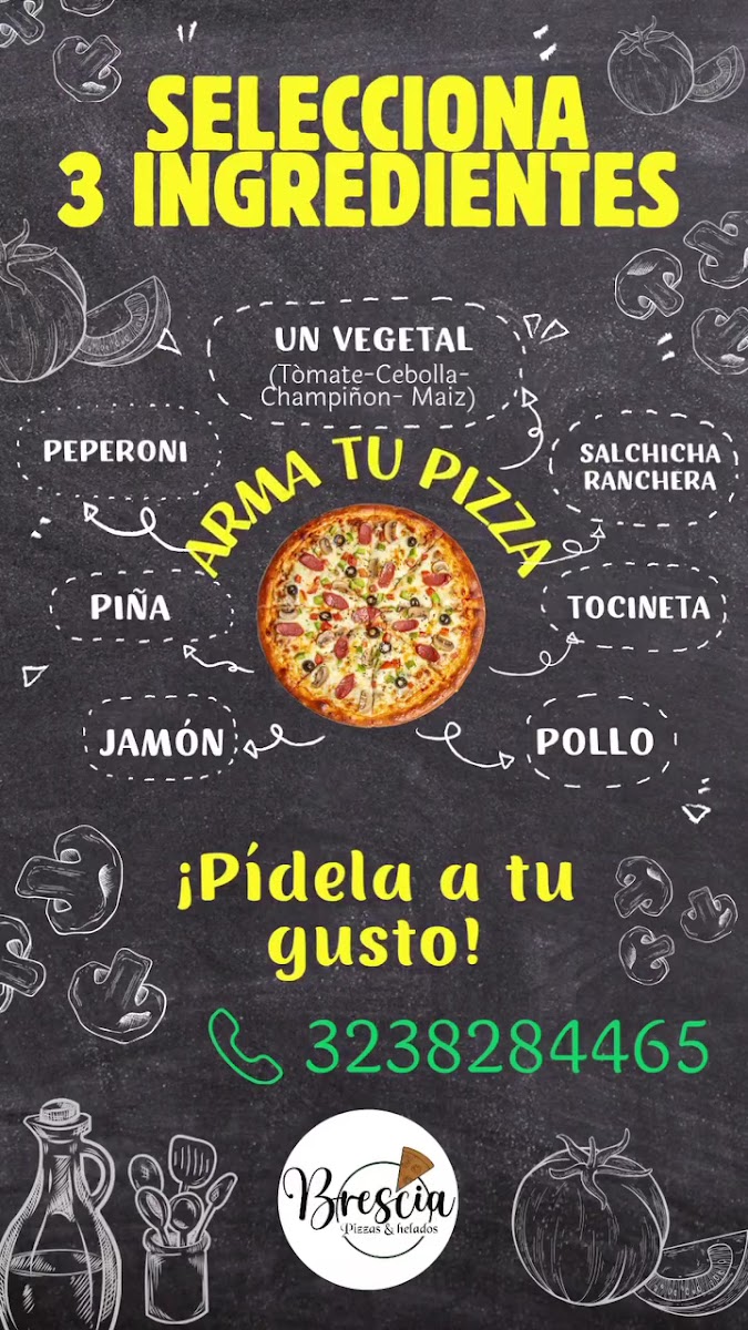 Brescia Pizzas y Helados Photo Menu 3