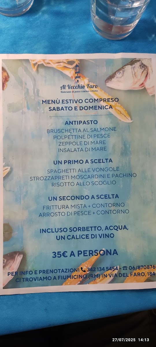 Ristorante Al Vecchio faro Photo Menu 3
