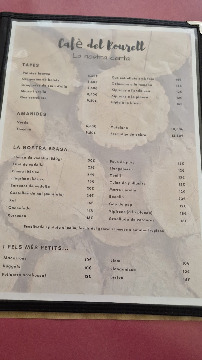 Cafè de El Rourell - Llar Social Photo Menu 2
