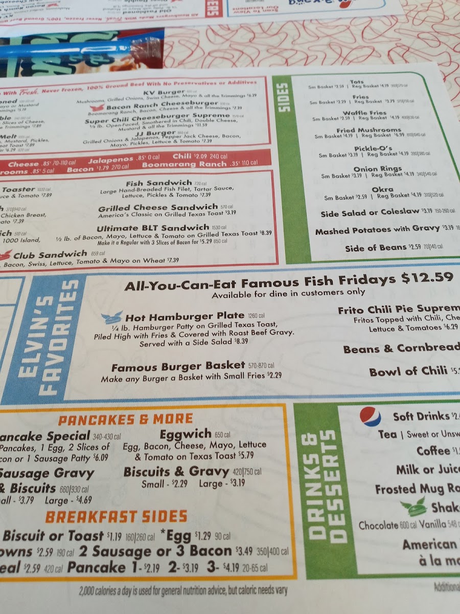 Boomarang Diner Photo Menu 7