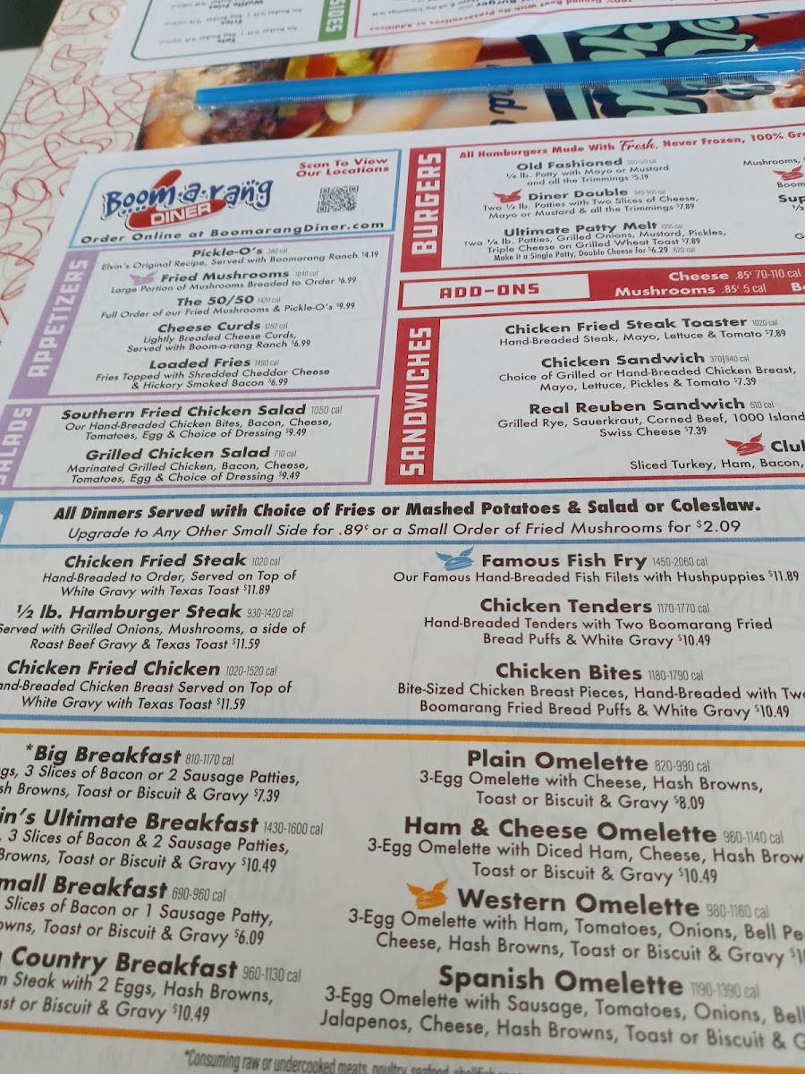 Boomarang Diner Photo Menu 8