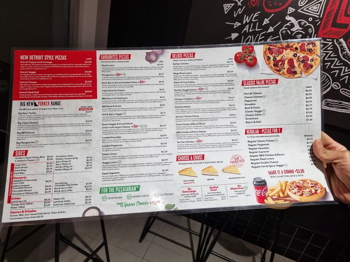 Pizza Hut Oamaru Photo Menu 4