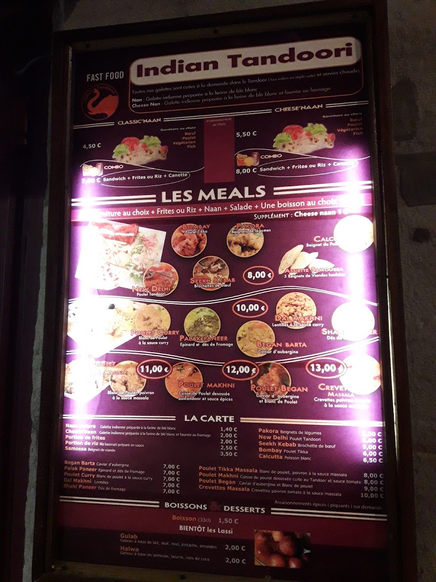 Indian Tandoori Photo Menu 3
