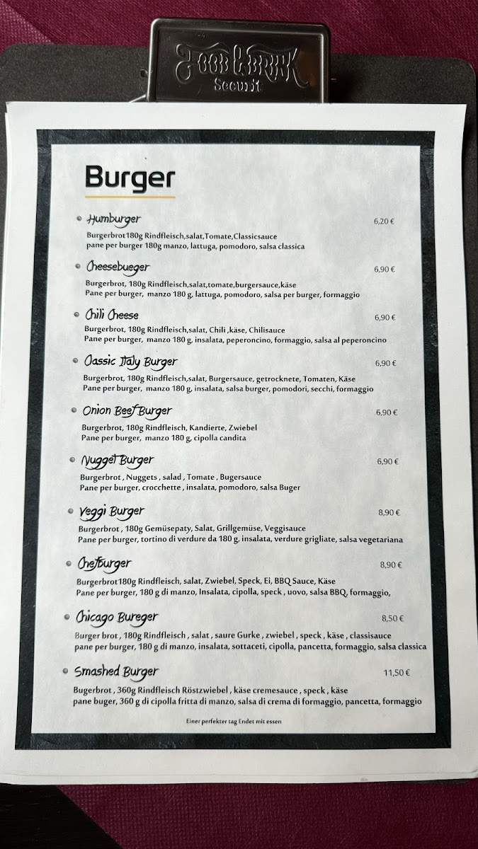 Rittnerhof pizzeria& grill Photo Menu 4