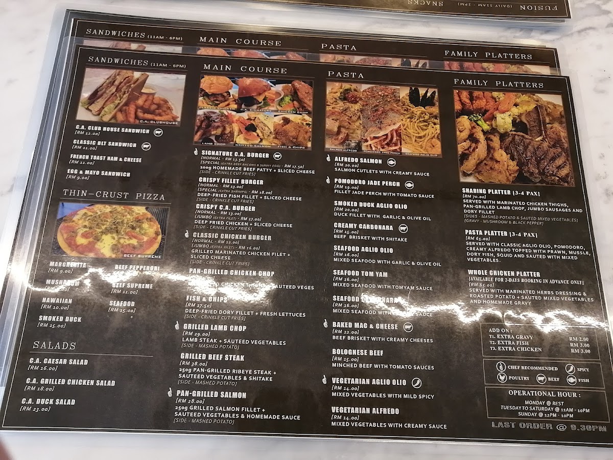 CA Coffee & Pastries Photo Menu 5
