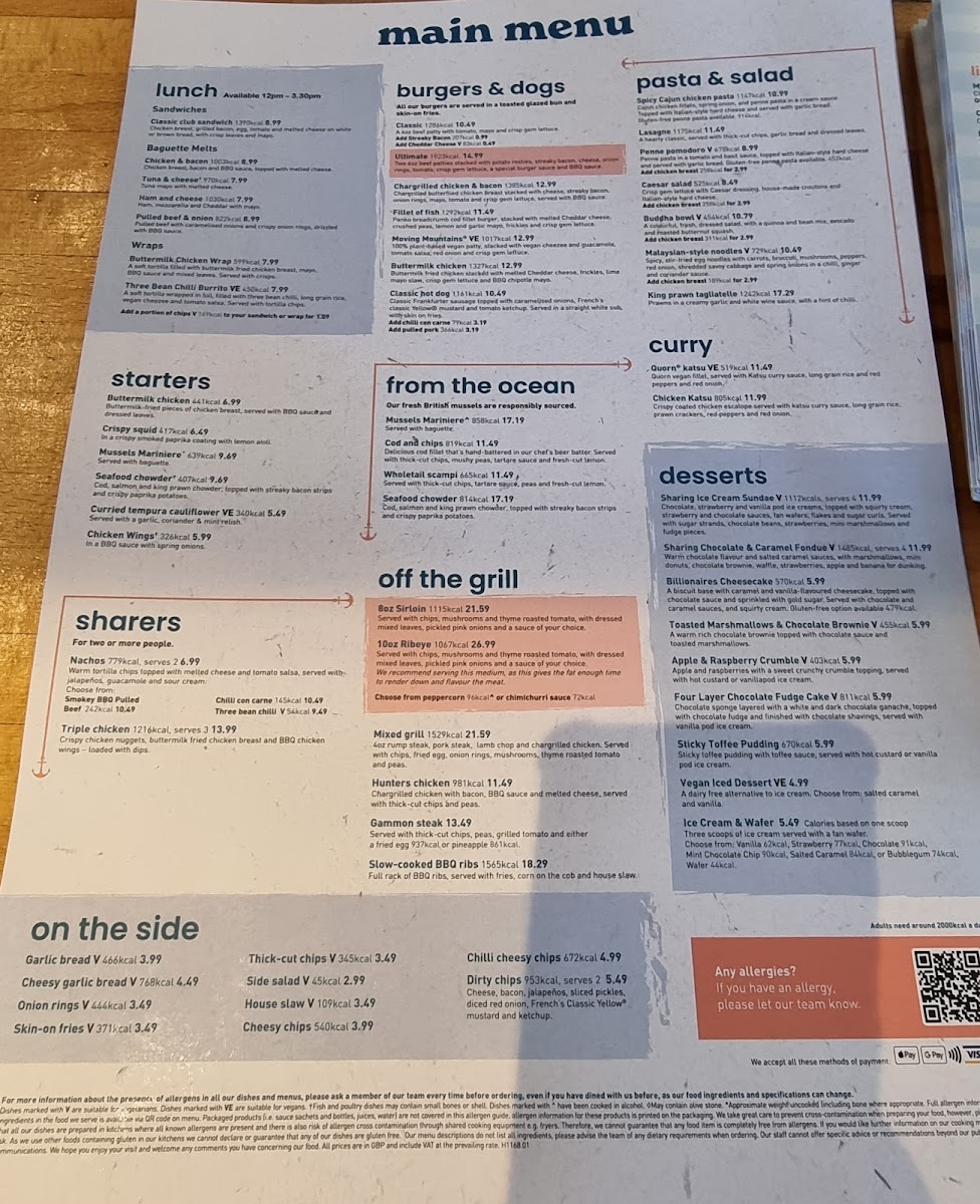 The Bluff Inn Photo Menu 9