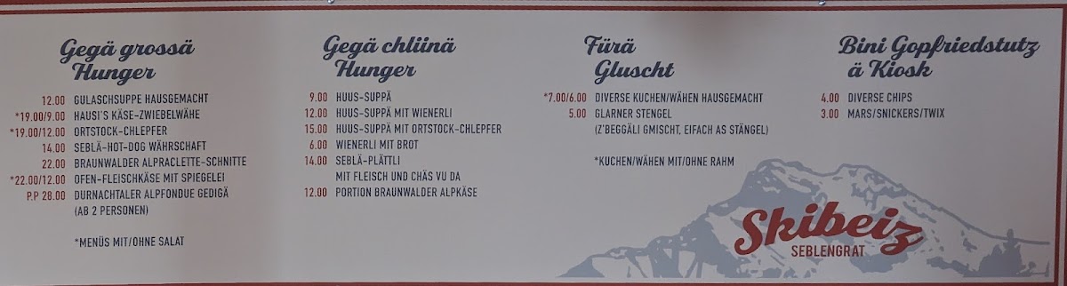 Skibeiz Seblengrat Photo Menu 2