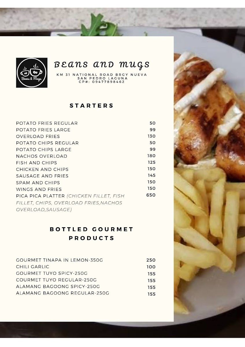 Beans and Mugs LAGUNA Photo Menu 9