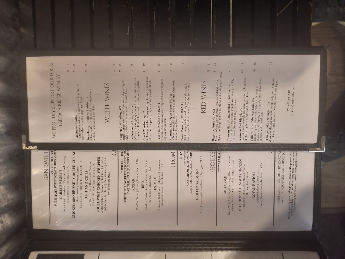 KoZak's Laketown Grill Photo Menu 10