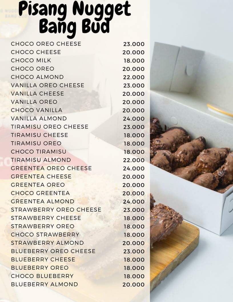 Pisang Nugget Bang Bud Photo Menu 1