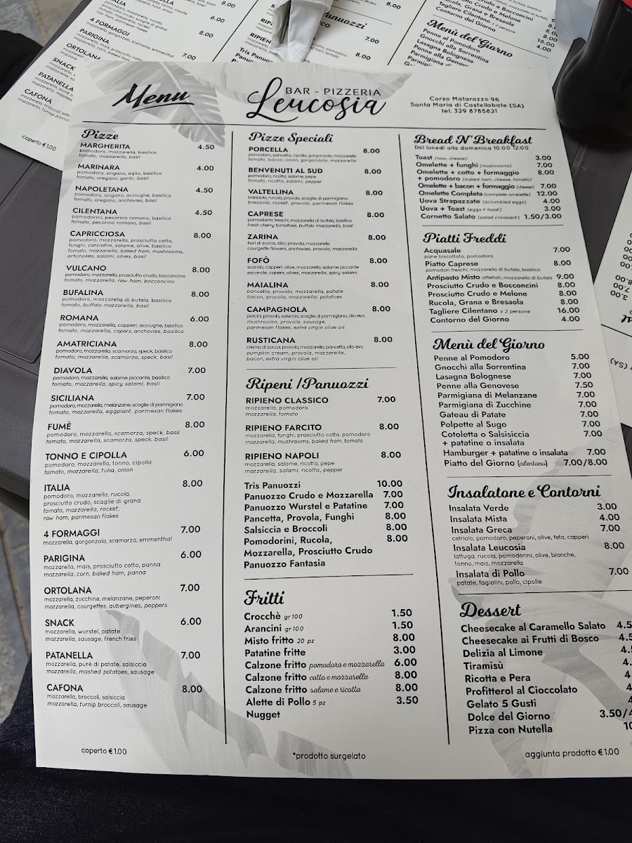Leucosia Bar Pizzeria Photo Menu 6