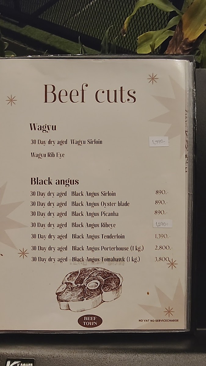 Beef Town Eatery & Grill Hua-Hin Photo Menu 10