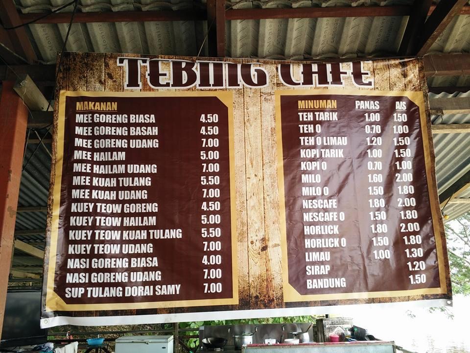 Tebing Kafe Photo Menu 4